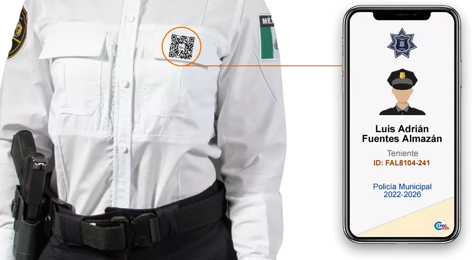 Etiquetas con QR uniforme